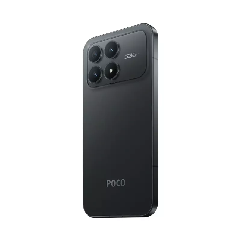 Išmanusis telefonas POCO F8 Pro — 6,59 colio (16,7 cm) 2510×1156, Qualcomm Snapdragon 8 Elite 3,53 GHz, 12 GB RAM, 512 GB, 50 MP triguba, 6210 mAh, Dual SIM, IP68, Juoda