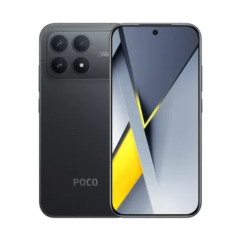 Išmanusis telefonas POCO F8 Pro — 6,59 colio (16,7 cm) 2510×1156, Qualcomm Snapdragon 8 Elite 3,53 GHz, 12 GB RAM, 512 GB, 50 MP triguba, 6210 mAh, Dual SIM, IP68, Juoda