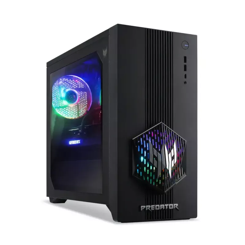 Acer Predator Orion 3000 (U5/225F) – bokštinis kompiuteris, Intel Core Ultra 5, 16 GB DDR5, 512 GB SSD, NVIDIA GeForce RTX 5060, Windows 11 Home