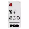 Unold 86430 keraminis ventiliatorinis šildytuvas 2000 W, juodas/baltas