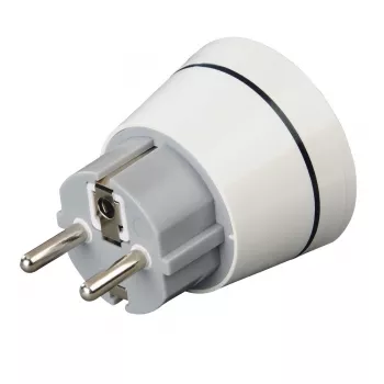 Hama 00223452 maitinimo kištukinis adapteris iš F tipo į G tipo (JK) baltas