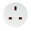 Hama 00223452 maitinimo kištukinis adapteris iš F tipo į G tipo (JK) baltas