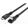 USB C į USB C laidas MicroConnect MC-USB3.2CC05-FA 0,5 m USB 3.2 Gen 2x2 20 Gbit/s, juodas