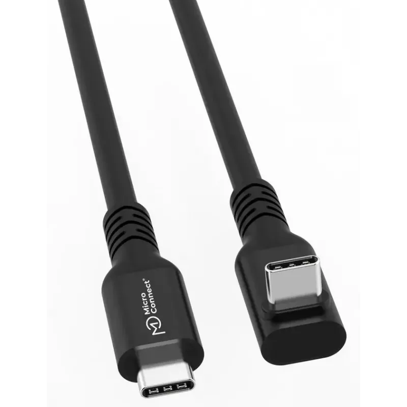 USB C laidas USB C MicroConnect MC-USB3.2CC4-FA, USB 3.2 Gen 2x2, 20 Gbit/s, 4 m, Juoda