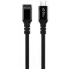 USB C laidas USB C MicroConnect MC-USB3.2CC4-FA, USB 3.2 Gen 2x2, 20 Gbit/s, 4 m, Juoda