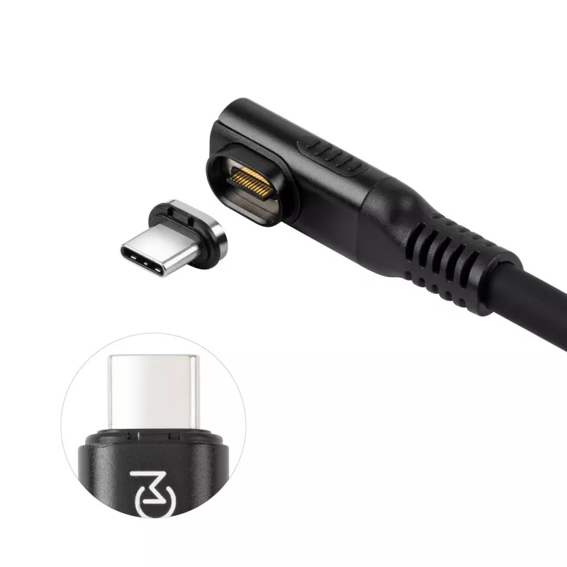 USB4 Gen 3x2 USB-C į USB-C laidas MicroConnect MC-LS-USB4CC0.15-A — 0,15 m, juodas