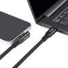 USB4 Gen 3x2 USB-C į USB-C laidas MicroConnect MC-LS-USB4CC0.15-A — 0,15 m, juodas