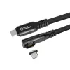 USB4 Gen 3x2 USB-C į USB-C laidas MicroConnect MC-LS-USB4CC0.15-A — 0,15 m, juodas