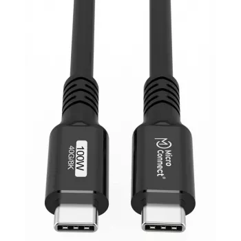 MicroConnect USB4CC015 USB laidas USB4 Gen 3x2 0,15 m USB C juodas