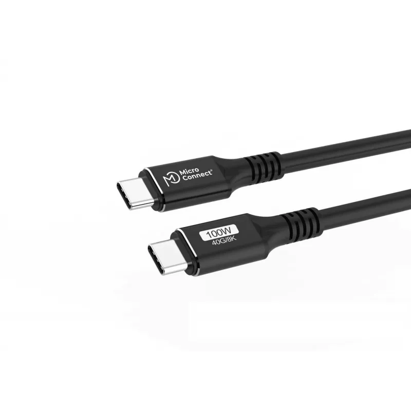 MicroConnect USB4CC015 USB laidas USB4 Gen 3x2 0,15 m USB C juodas