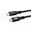 Microconnect USB4CC015-240W USB-C kabelis USB4 Gen 3x2 0,15 m Juodas