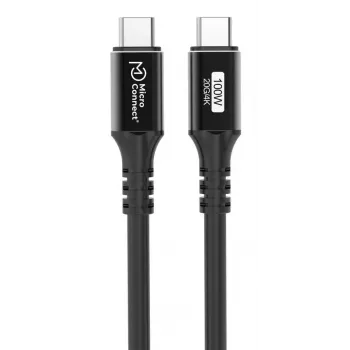 USB-C į USB-C laidas MicroConnect USB3.2CC015 — USB 3.2 Gen 2x2, 0,15 m, juodas