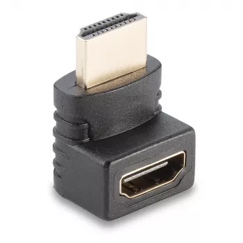 Lindy HDMI moteriškas į HDMI vyrišką 90 laipsnių stačiu kampu adapteris - aukštyn