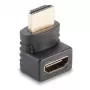 Lindy HDMI moteriškas į HDMI vyrišką 90 laipsnių stačiu kampu adapteris - aukštyn