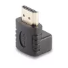 Lindy HDMI moteriškas į HDMI vyrišką 90 laipsnių stačiu kampu adapteris - aukštyn