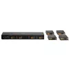 Lindy 70m Cat.6 4x4 HDMI 4K60 Matricos Prailgintuvas, 3840 x 2160 pikselių, AV siųstuvas ir imtuvas, 70 m, Laidinis, Juodas, HDCP
