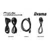 Skaitmeninės reklamos plokščiasis ekranas IIYAMA LH8664UHS-B3AG — 85,6 colio (2,17 m) 3840x2160 4K IPS, 450 cd/m², Wi‑Fi, Android, 24/7, juodas