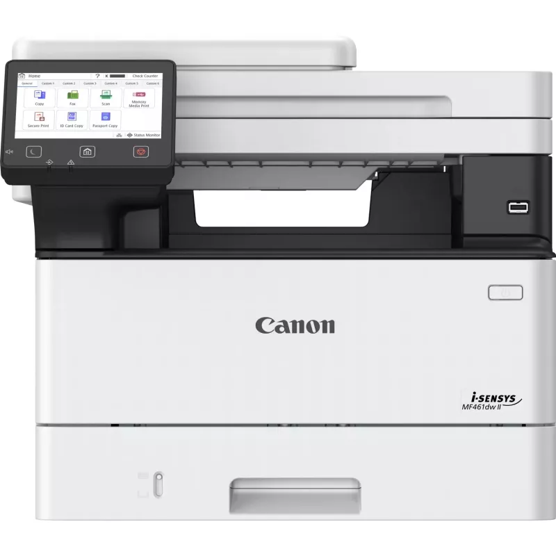 Daugiafunkcis lazerinis spausdintuvas Canon i-SENSYS MF461dw II – Mono A4, 1200x1200 DPI, 36 ppm, Wi‑Fi, dupleksas