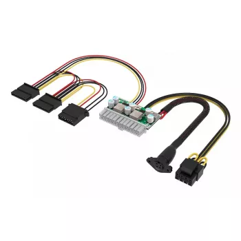 Akasa 150W DC-į-ATX adapteris 12V 180W įvairiaspalvis