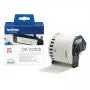 Brother DK22205 ištisinė etiketė juoda ant balto 6,2 cm x 30,48 m
