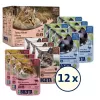 Šlapias ėdalas katėms BOZITA 9116321 12×85 g – bekombis su jautiena, elniena, vištienos kepenėlėmis