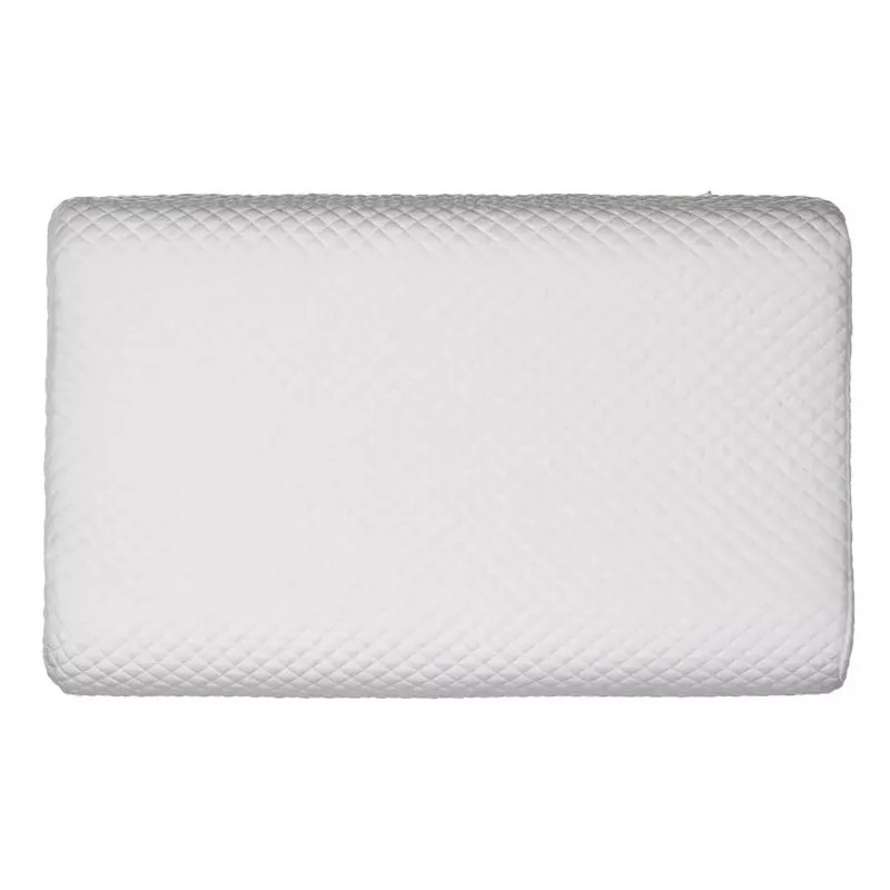 Ortopedinė kaklinė pagalvė ActionMed CERVICAL MED PILLOW PO100AM – putų užpildas, 550×360×120 mm, nuimamas skalbiant užvalkalas, balta