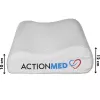 Ortopedinė kaklinė pagalvė ActionMed CERVICAL MED PILLOW PO100AM – putų užpildas, 550×360×120 mm, nuimamas skalbiant užvalkalas, balta