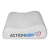 Ortopedinė kaklinė pagalvė ActionMed CERVICAL MED PILLOW PO100AM – putų užpildas, 550×360×120 mm, nuimamas skalbiant užvalkalas, balta