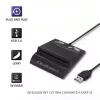 Kortelių skaitytuvas QOLTEC Smart ID Card Reader Intelligenst Model 50636 USB Type C