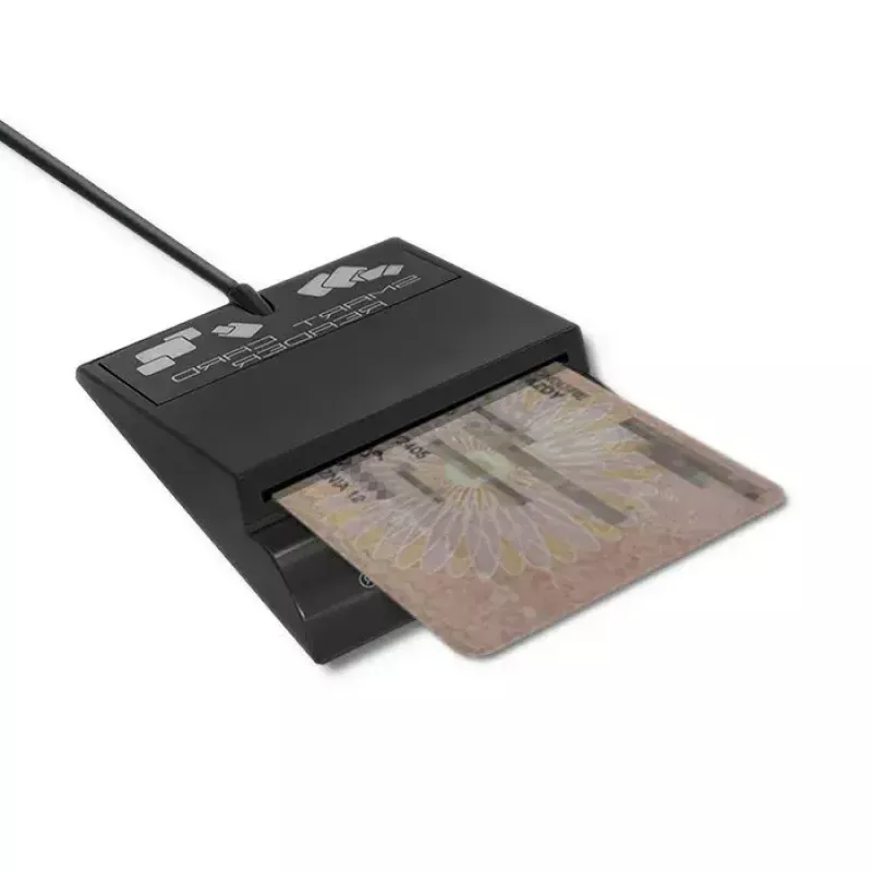 Kortelių skaitytuvas QOLTEC Smart ID Card Reader Intelligenst Model 50636 USB Type C