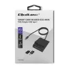 Kortelių skaitytuvas QOLTEC Smart ID Card Reader Intelligenst Model 50636 USB Type C