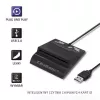 Kortelių skaitytuvas QOLTEC Smart ID Card Reader Intelligenst Model 50636 USB Type C