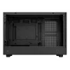 Korpusas DeepCool CH260 Micro Tower juodas — Micro-ATX/Mini-ITX, grūdintas stiklas, USB-C, maks. GPU 413 mm