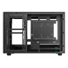 Korpusas DeepCool CH260 Micro Tower juodas — Micro-ATX/Mini-ITX, grūdintas stiklas, USB-C, maks. GPU 413 mm