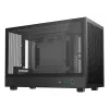 Korpusas DeepCool CH260 Micro Tower juodas — Micro-ATX/Mini-ITX, grūdintas stiklas, USB-C, maks. GPU 413 mm