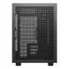 Korpusas DeepCool CH260 Micro Tower juodas — Micro-ATX/Mini-ITX, grūdintas stiklas, USB-C, maks. GPU 413 mm