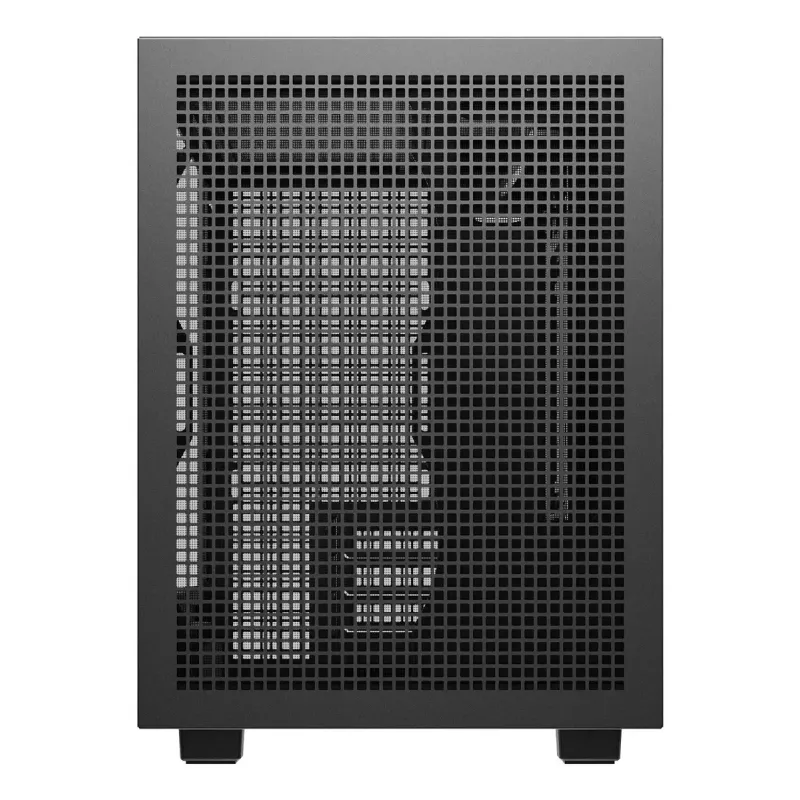 Korpusas DeepCool CH260 Micro Tower juodas — Micro-ATX/Mini-ITX, grūdintas stiklas, USB-C, maks. GPU 413 mm