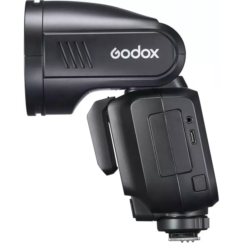 Blykstė Godox V100 Sony – nešiojama 100 Ws blykstė su įmontuota įkraunama baterija