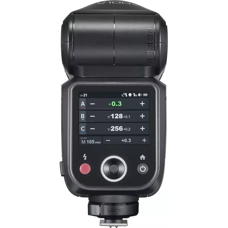 Blykstė Godox V100 Sony – nešiojama 100 Ws blykstė su įmontuota įkraunama baterija
