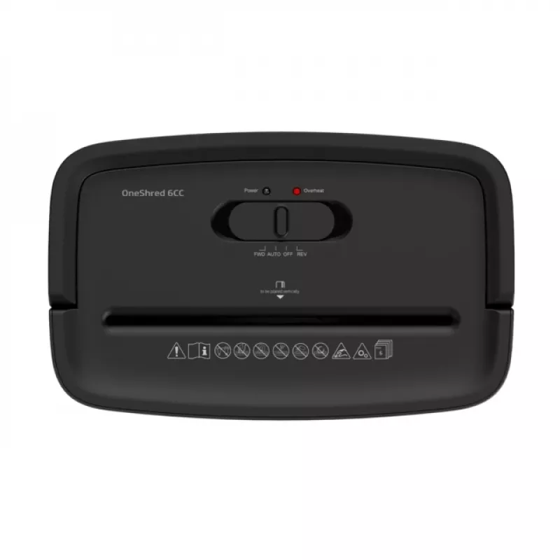 HP OneShred 6CC popieriaus smulkintuvas, kryžminis pjovimas, 68 dB, juodas