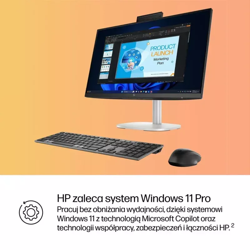 All-in-One kompiuteris HP EliteStudio 8 AiO G1i Ultra 5 23,8 col. FHD Touch IPS 16GB DDR5 512GB SSD Win11 Pro