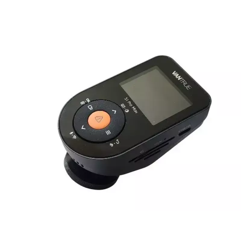 Automobilinis vaizdo registratorius VANTRUE S1PRO MAX – kompaktiškas 2 kanalų įrašymas, 3840×2160 F/1.8, 155° pagrindinė kamera, Wi‑Fi, GPS, 2 colių ekranas, parkavimo režimas, microSD iki 1 TB