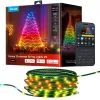 Protingos šventinės lemputės Govee 2S 20 m, Wi‑Fi/Bluetooth, žalia, 20 m ilgio, 2,5 m maitinimo laidas, 6 mm plotis
