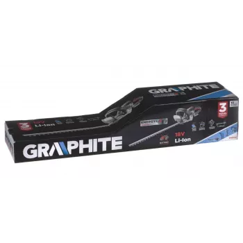 Belaidės žirklės GRAPHITE 58G032, 51 cm pjovimo ilgis, akumuliatorinis sodo įrankis