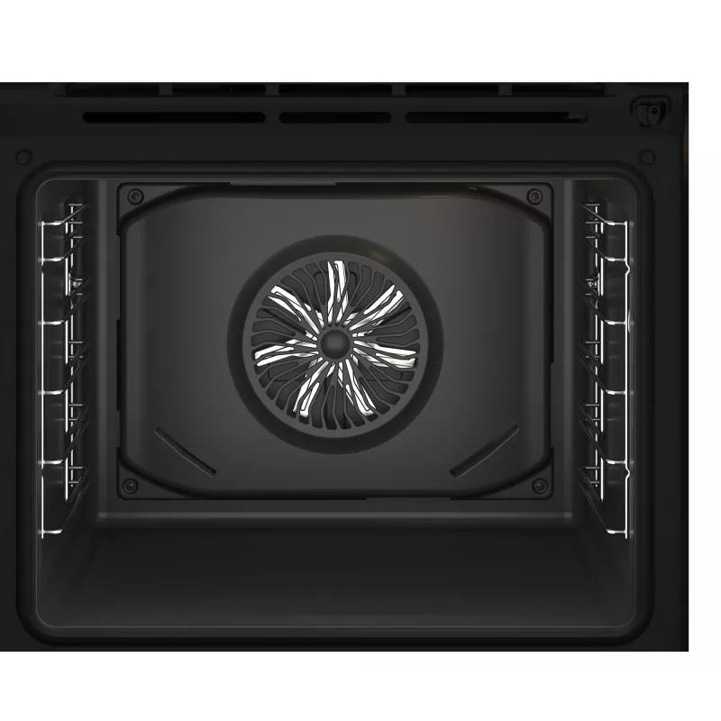 Įmontuojama elektrinė orkaitė BEKO BBIE123001BD – 72 L, 2400 W, LED ekranas, įtraukiamos rankenėlės, garinis savaiminis valymas, juoda