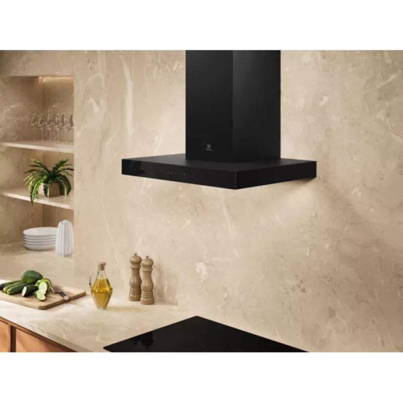 Elektrinis gartraukis Electrolux LFT816K, montuojamas prie sienos, juodos spalvos, 600 m³/h