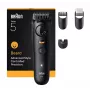 Barzdos kirpimo mašinėlė BRAUN BT5520 — 0,5–20 mm, 40 ilgio nustatymų, įkraunama, 120 min baterija, juoda