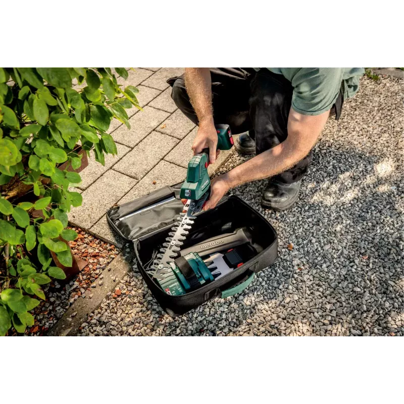 Akumuliatorinės krūmapjovės ir vejapjovės žirklės Metabo POWERMAXX SGS 12 Q