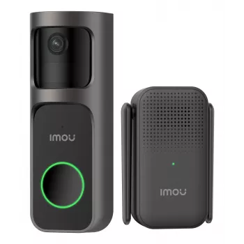 Imou Doorbell 2S Kit Black 3 MP belaidis sieninis vaizdo domofonas