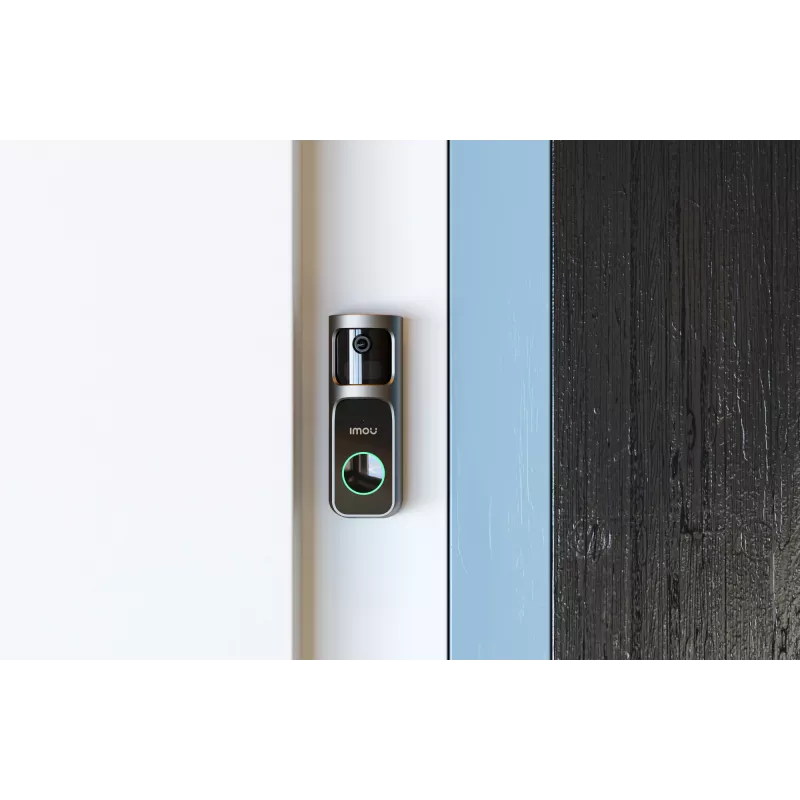 Imou Doorbell 2S Kit Black 3 MP belaidis sieninis vaizdo domofonas